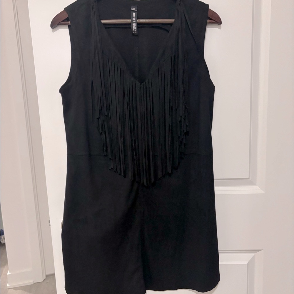 Design Lab Lord & Taylor Elegant Black Dress NWOT